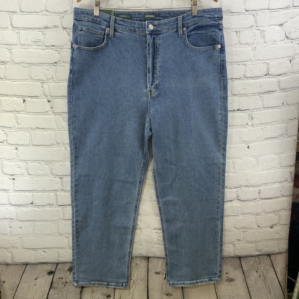 Wild Fable Blue Jeans Womens Sz 18 Highest Rise Straight